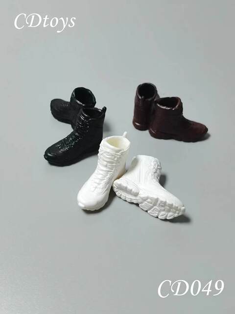 Spot cdtoys CD049 1/12 soldier solid sports shoes running shoe model suitable for 1/12 body