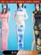 In Stock Sa Toys Sa051 1/6 Action Figure New Chinese-Style Printed Cheongsam Suitable for Tbl Plastic Female Body, Etc