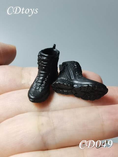 Spot cdtoys CD049 1/12 soldier solid sports shoes running shoe model suitable for 1/12 body