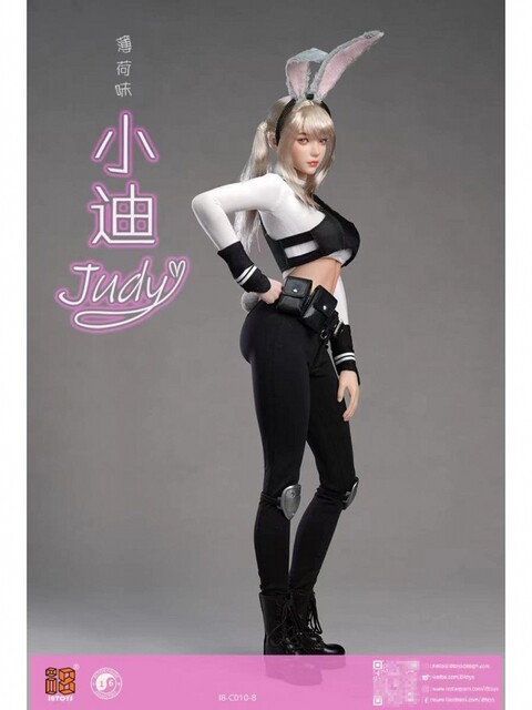 In Stock I8Toys 1/6 Action Figure I8-C010 Mint Flavor Little Judy Rabbit Female Police Officer Mamian Skirt