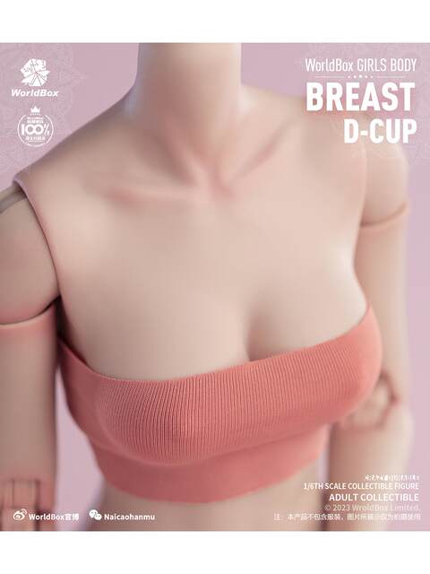 In-Stock 1/6 Female Soldier Body, Large Bust Type Accessories, Suitable for Worldbox 201 202 203 Chest Replacement Type