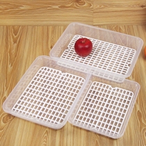 Weiche special department store translucent plastic water tray drain tray fruit tray leak tray tea tray food grade tray