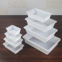 Weiche special department store small herbal snacks storage box plastic ice tray rectangular small plate uncovered ice box
