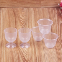 Only true special department store transparent plastic small glass goblet one cup wine cup children kindergarten performance Cup