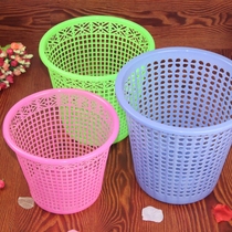Weiche special wholesale plastic paper basket household office paper basket trash can storage bucket toilet trash can