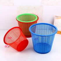 Weiche special wholesale color round plastic paper basket office trash can Bayberry basket 5kg 8kg 10kg