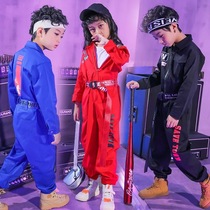 Kai Kai show HIPHOP street dance company frock jumpsuit Childrens dance trend brand performance costume Stage performance costume