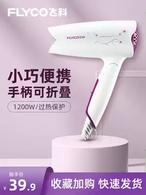 Feike hair dryer Household silent dormitory students with size and power small portable hair dryer hot and cold air