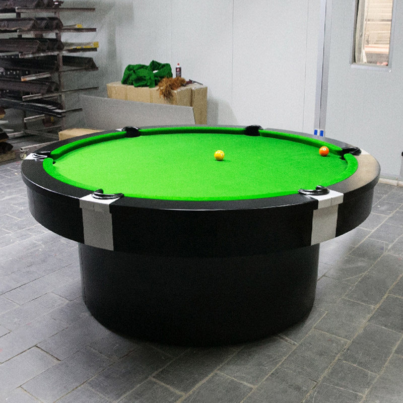 BVM Round Billiards Table Solid Wood Multifunction Standard Type Black Eight Club Entertainment Showroom Business Casual Villa-Taobao