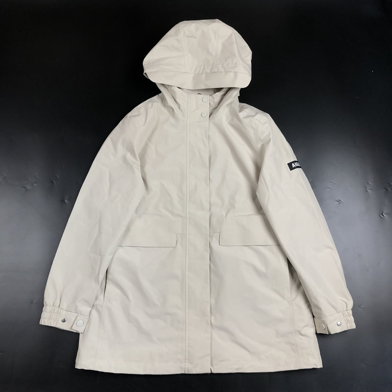 Authentic Aiglea Outdoor Casual Jacket for Women Gore-Tex Windproof and Rainproof Mid-Length Windbreaker Af841 Authentic Aiglea Outdoor Casual Jacket for Women Gore-Tex Windproof and Rainproof Mid-Length Windbreaker Af841