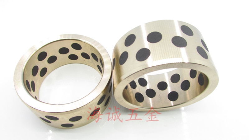 JDB inlaid graphite oil-free copper sleeve Outer diameter 14*inner hole 10 height 10 Outer diameter 14 inner hole 10 height 12