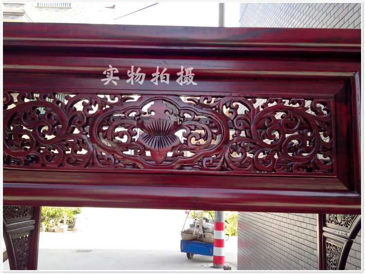 giường tán đồng giường gỗ chạm khắc đôi hôn nhân Banchuang Trung Quốc Ming và Qing đồ cổ elm retro - Giường giường tầng sắt giá rẻ
