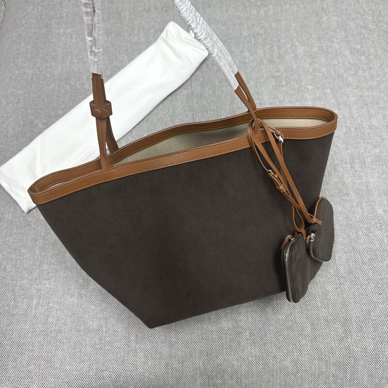 Pure Original Export Park Tote Three Canvas Series Cotton Canvas Leather Handbag Tote Bag Pure Original Export Park Tote Three Canvas Series Cotton Canvas Leather Handbag Tote Bag