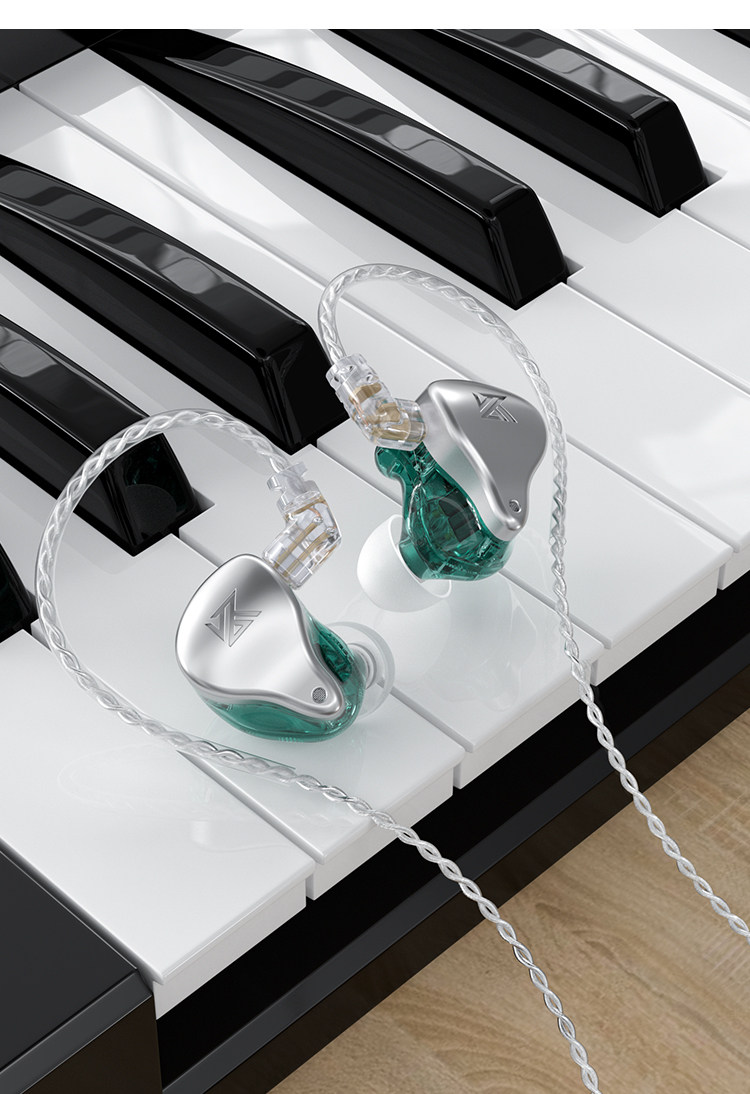 Проводные HiFi наушники kz ast入耳式24单元动铁有线带麦耳机高音质hifi圈铁监听线控手机