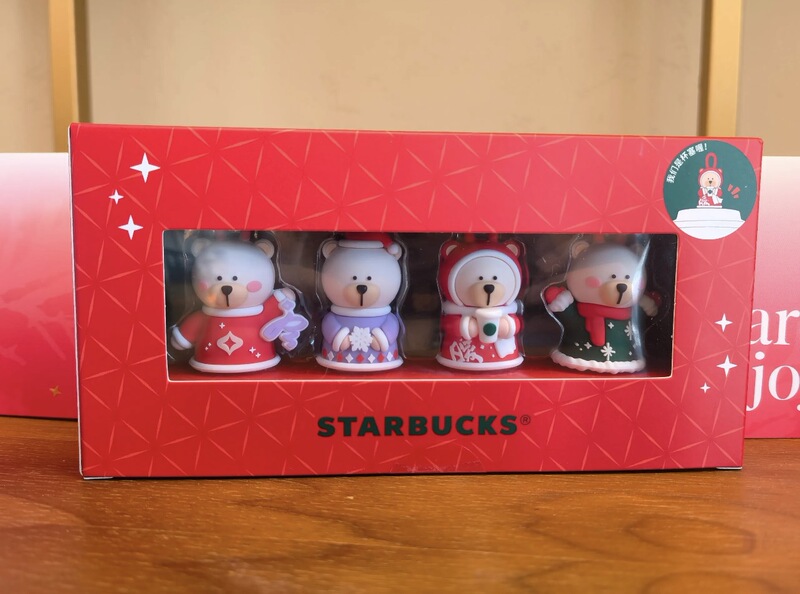 Starbucks Christmas Cup Stoppers, Set of 4, in Stock Starbucks Christmas Cup Stoppers, Set of 4, in Stock