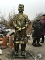 Large Terracotta Warriors and Horses Replica Hotel Decoration Ornaments Xian Terracotta Warriors and Horses World Eight Wonders