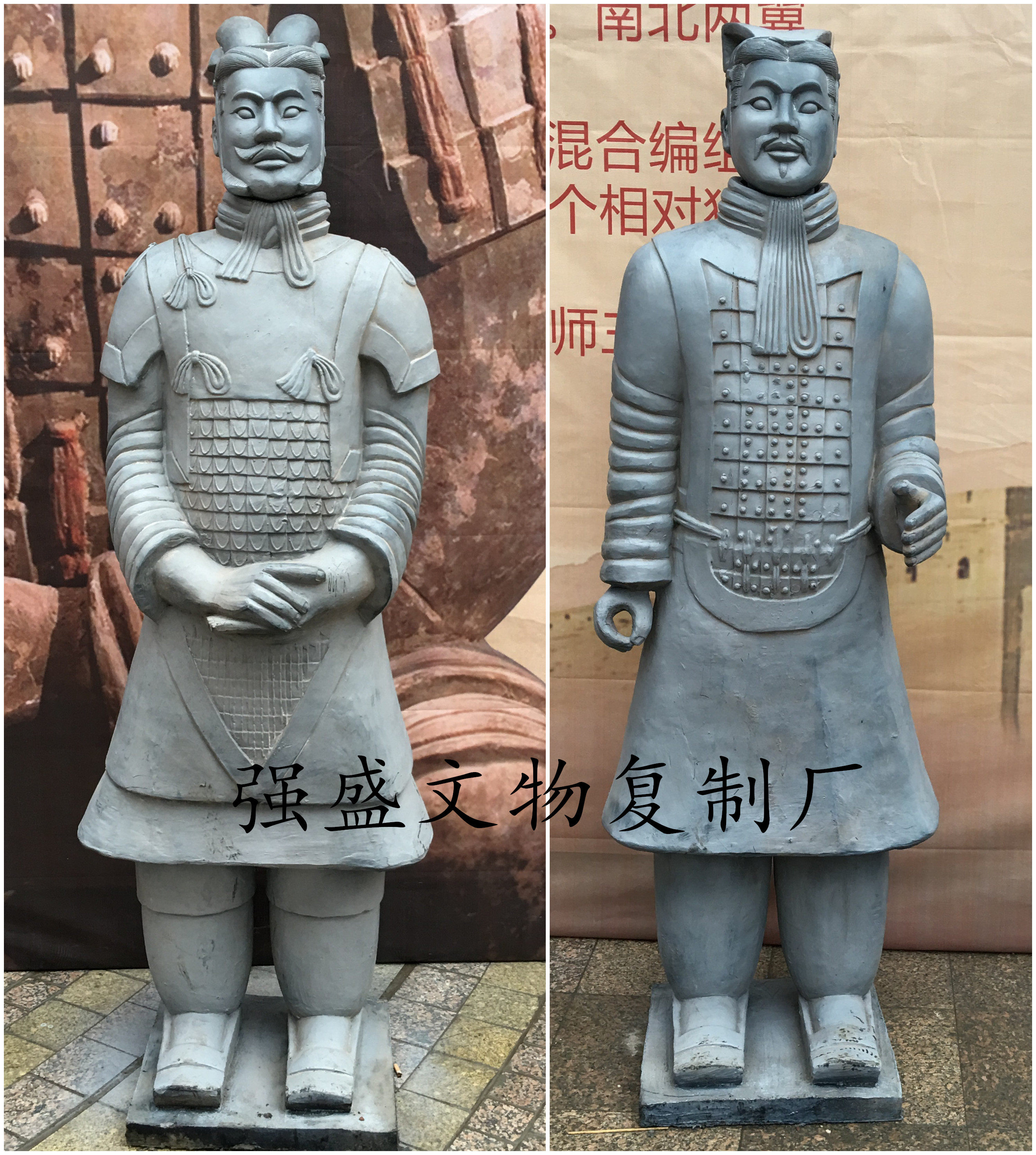 1 95 meters of terracotta warriors and horses, terracotta warriors and horses decorative ornaments