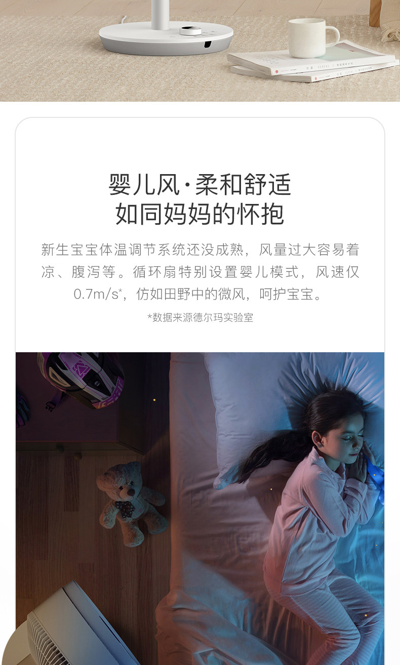 小米生态链 德尔玛 台式智能遥控空气循环扇 图9
