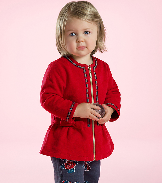 Manteau pour fille DAVEBELLA en flanelle - Ref 2161975 Image 8