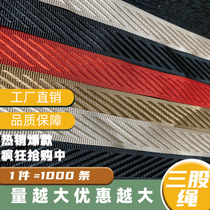 Handbag Rope Twill Ribbon with nylon Thickened Woven Belt Webbing Webbing PACKAGE GIFT ROPE HIGH DENSITY GIFT WIDE CARRYING ROPE