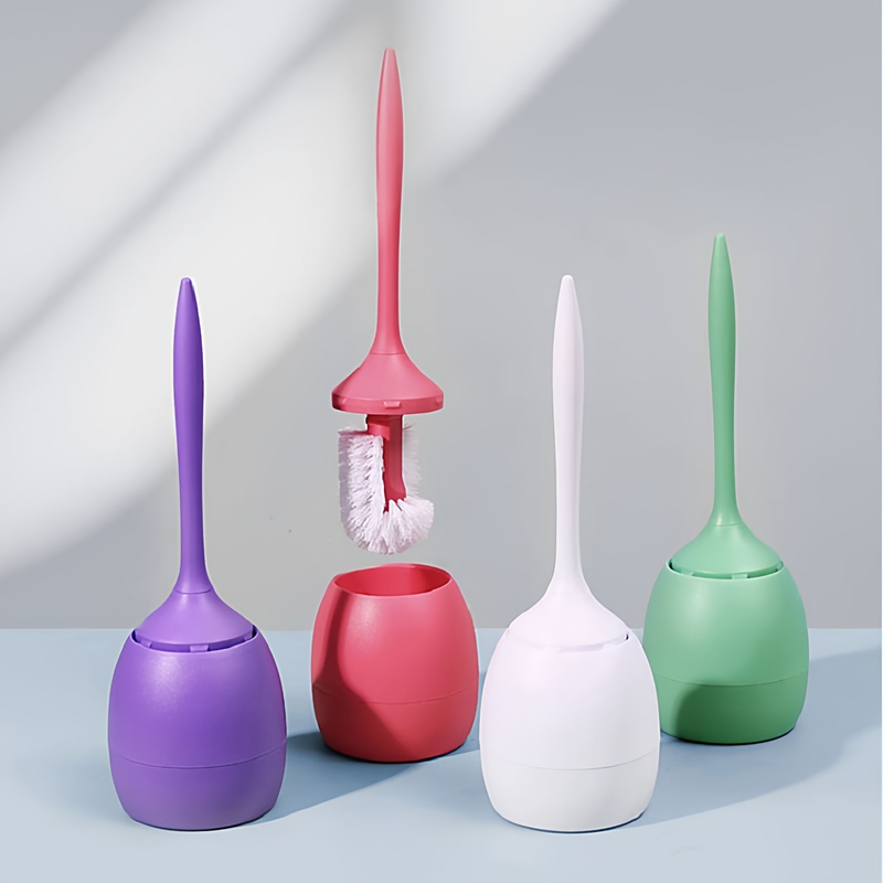 Likuai Toilet Brush Kve Water Drop Shape Toilet Brush Set Creative Bathroom Toilet Brush Toilet Cleaning Brush