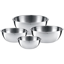 German WMF Stainless Steel Cuisine Basin Baking Bowls for washing dishes and pasta salads bowls 4 pieces