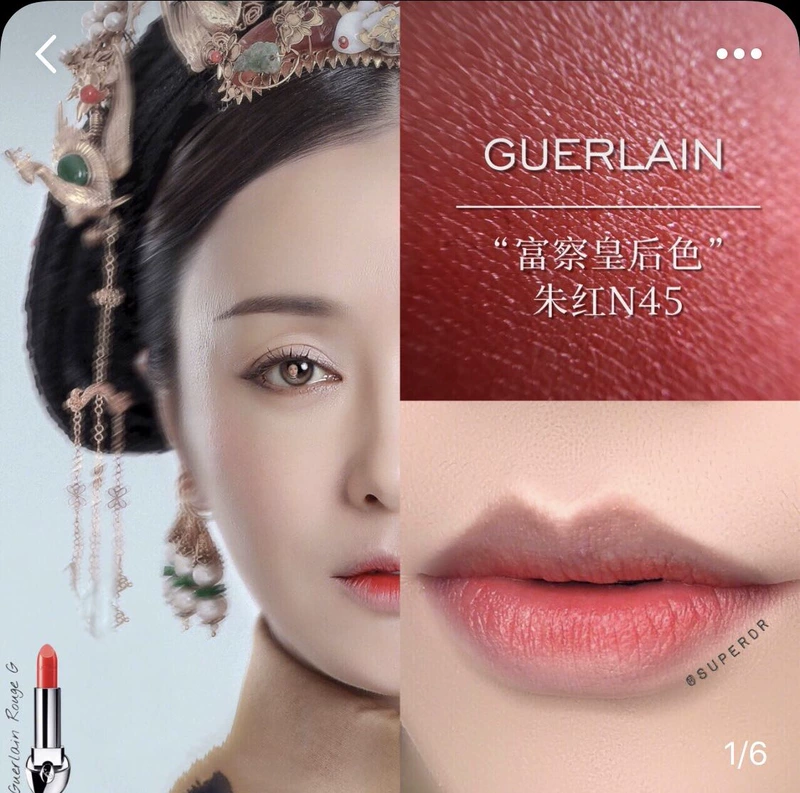 Spot Guerlain men son môi son môi New Magnolia Queen phiên bản giới hạn vỏ kim cương 3 # 23 # 214 # 91 - Son môi