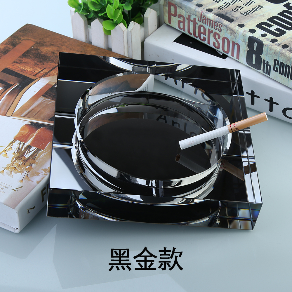 Utile crystal ashtray high - end fashion creativity custom KTV European - style office gift formula