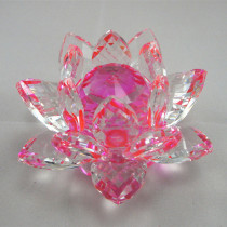 Crystal lotus jewelry Mobile phone glasses counter ornament Wedding birthday gift Car ornament ornament