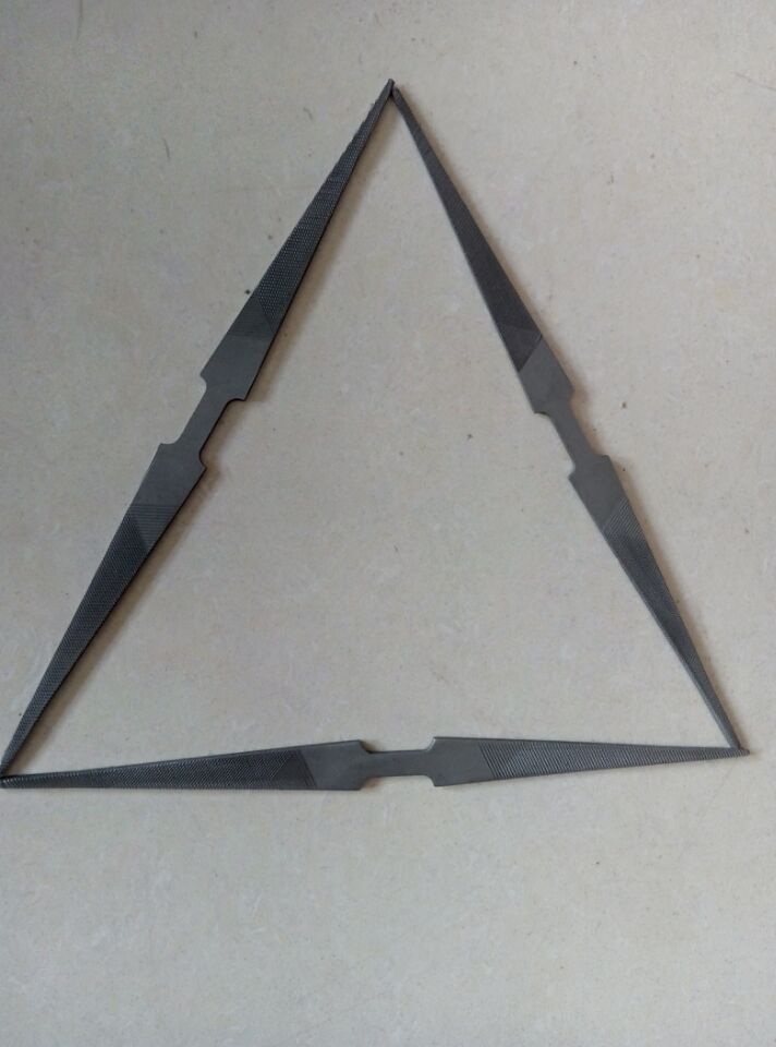 Double head double textured tip triangular filing pliers woodworking diamond corner polished cleaning up high carbon steel filing knife woodworking file-Taobao
