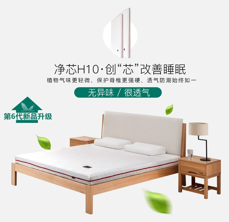 Huanyan mới lõi lưới đầy đủ mảnh lụa núi nâu nệm Thảm cao su cứng cọ tự nhiên tùy chỉnh tự nhiên - Nệm nệm nước cho người bệnh