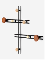 Nordic luxury iron art hook wall hanging living room bedroom cafeteria wall placing frame into door clothes hat room porch
