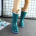 Mùa thu và mùa đông giày mưa đặc biệt nam cao và nam giay di mua Rainshoes