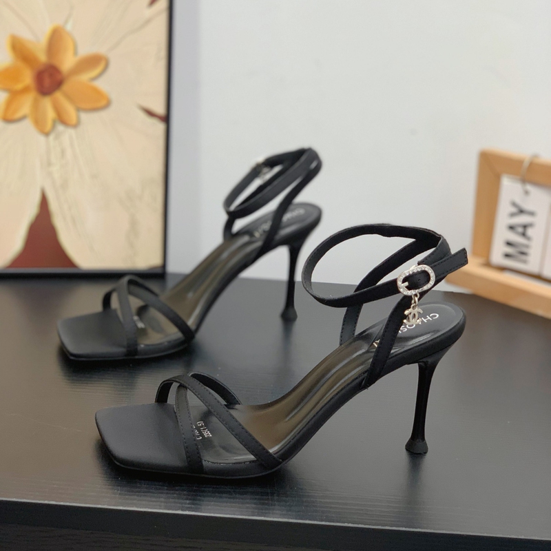 Short People Can Increase Their Height by 8cm with These Stunning High-Heeled Shoes for Women, 2026 Summer New Style, Square Toe, Thin Strap, Open Toe, Stiletto Fashion Sandals