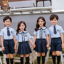 Kindergarten Garden Clothing Summer Clothing Primary School Students Yinglun Wind School Uniforms Children Acting Out Chorus Clothes Kindergarten Garden Service Class Clothes