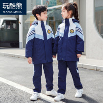 Kindergarten Garden Clothes Autumn Winter Clothing Three Sets Children Class Clothes Sports Clothes Autumn Winter Suit Elementary School Children School Uniforms Submachine Clothes