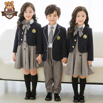 Childrens clothing 2021 new Kindergarten Garden uniforms Fall Inn College Wind suit suit Liandress Pupils school uniforms