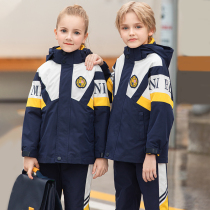 Kindergarten Garden Clothing Spring Autumn Winter Suit Teachers Sports Elementary And Middle School Students School Uniforms Three Sets Children Class Submachine Clothes