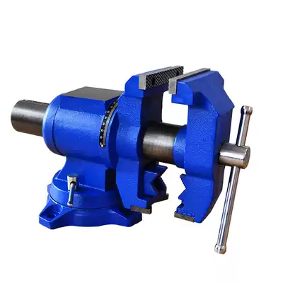 360度立式旋转台钳diy手动工具多用多功能台虎钳管钳口木工方口钳