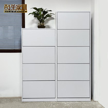 Door shoe cabinet Outdoor aisle Elevator entrance Door corridor with lock anti-theft corridor tipping bucket high cabinet white space-saving