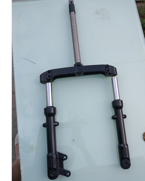 Big Harley xe máy điện phía trước ngã ba dầu giảm áp lực giảm xóc trước giảm xóc giảm xóc trước thủy lực giảm xóc - Xe máy Bumpers giảm xóc xe máy chở hàng