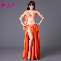 buw belly dance 2018 new performance suit early summer sexy high fork performance costume BY011