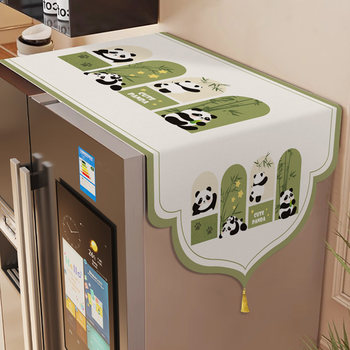 Thickened anti-slip refrigerator dust-proof cover towel washing machine cover cloth