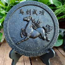 Yunnan Tea Horse to Success Process Tea Ceremony Tea Tea Sculpture Home Office Swing Piece Puer Raw Tea Commemorative Tea Cake