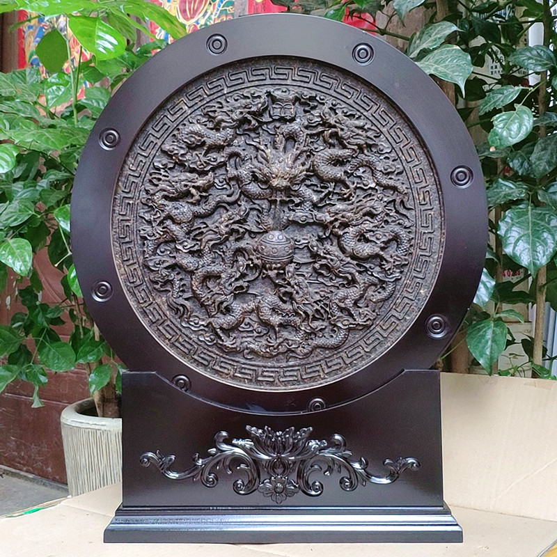 Kowloon Wall Pu-erh Tea Pendulum Raw Tea Craftsmanship Tea Home Adornment Swing Accessories Tea Sculpture Corporate Gift Tea Customizable