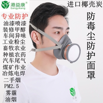 Harbor Yikang anti-poison anti-dust mask activated carbon spray paint Decoration Anti-Smell Industrial Workshop Dust Double Protection