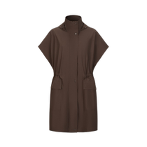 Jiuzi Annako modern retro design raglan sleeve drawstring windbreaker jacket womens 2024 autumn new style