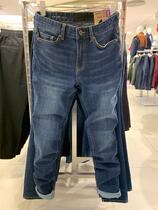 Baleno Benny road jeans new mens Lycra stretch low waist close-fitting slim casual jeans