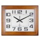 Best selling Polaris wall clock living room rectangular silent quartz clock simple creative modern home calendar clock