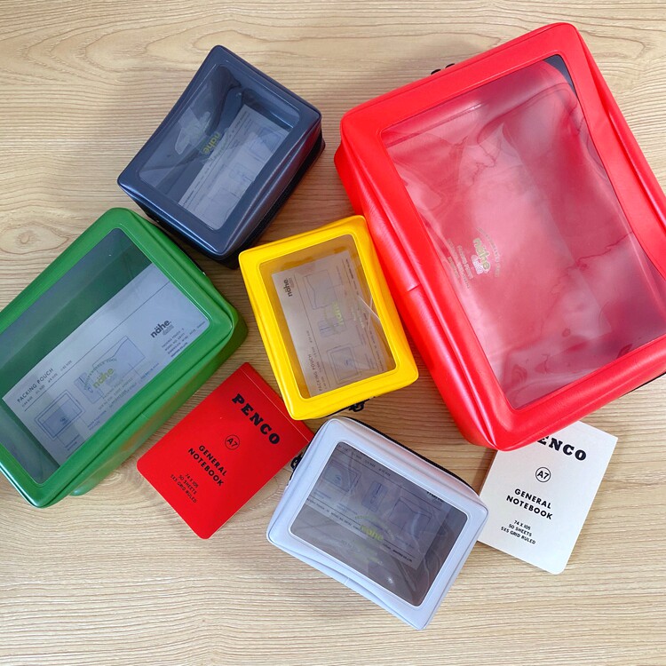 Spot Japan HIGHTIDE Nahe color over function stationery makeup storage Waterproof mini large capacity